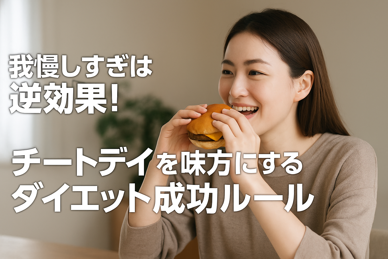 我慢しすぎは逆効果！チートデイを味方にするダイエット成功ルール