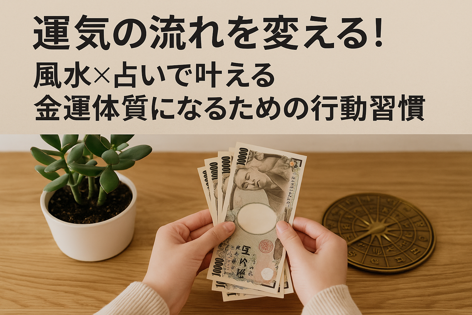 運気の流れを変える！風水×占いで叶える金運体質になるための行動習慣