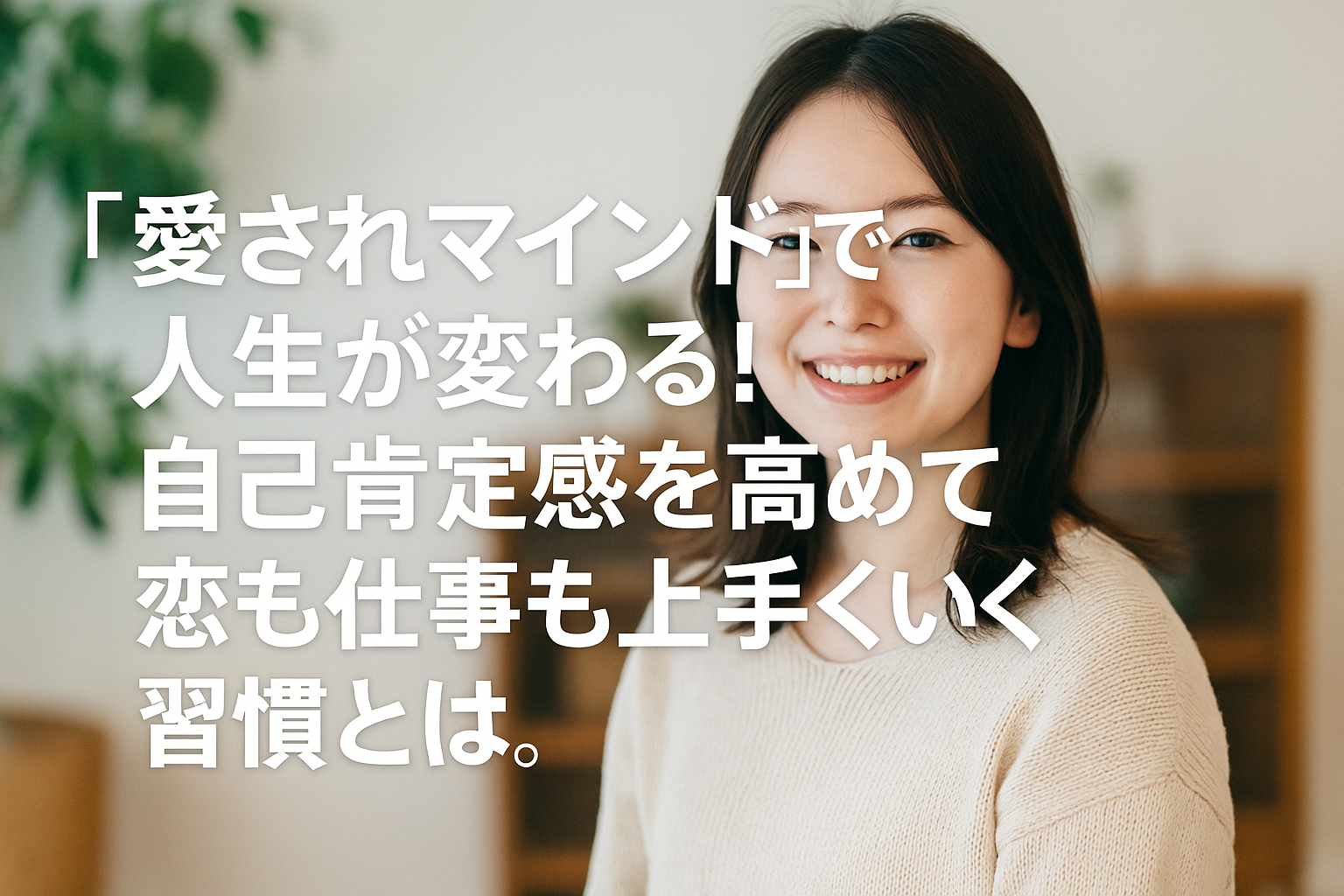 「愛されマインド」で人生が変わる！自己肯定感を高めて恋も仕事も上手くいく習慣とは